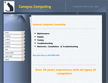 Tablet Screenshot of canopuscomputing.com.au